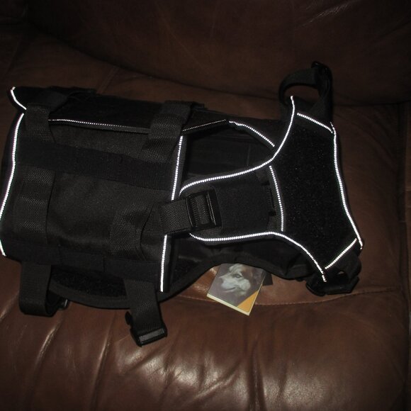 NWT US Tactical Police K9 Training Dog Harness Military Adjustable Nylon Vest L - Picture 4 of 5